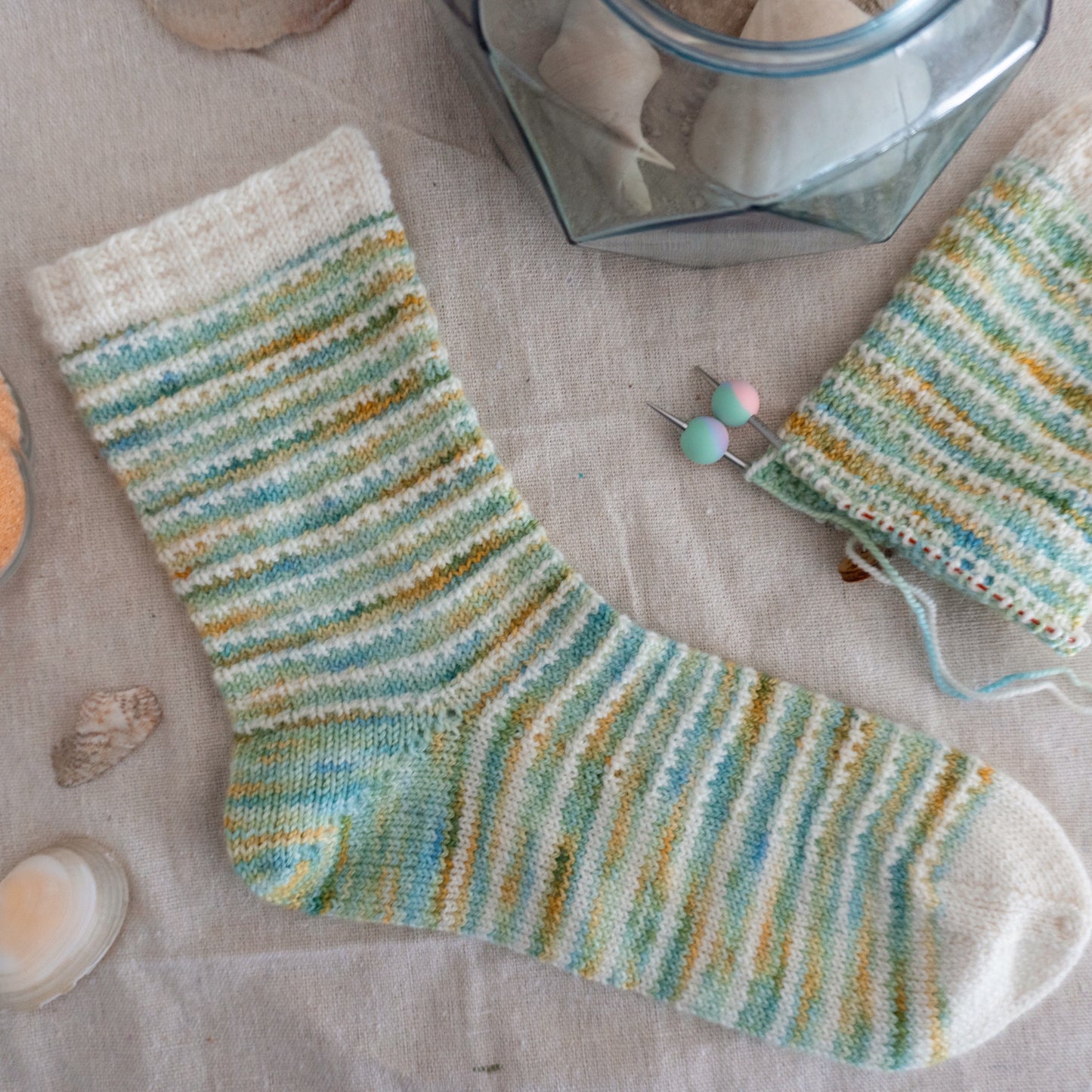 Waves & Sand Socks