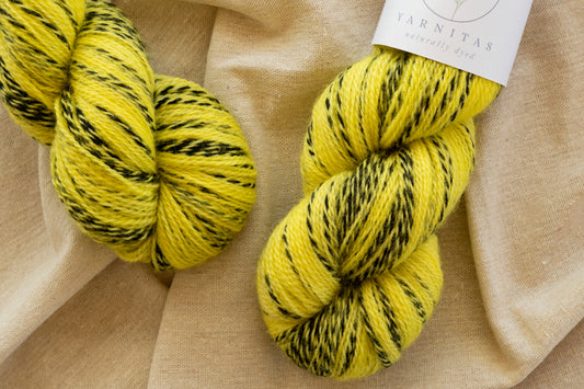 Neon Yellow / Zebra Fingering