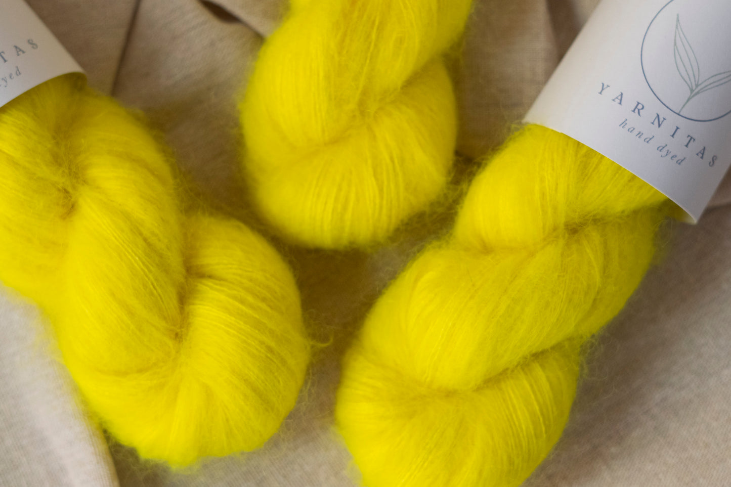 Neon Yellow / Silky Mohair