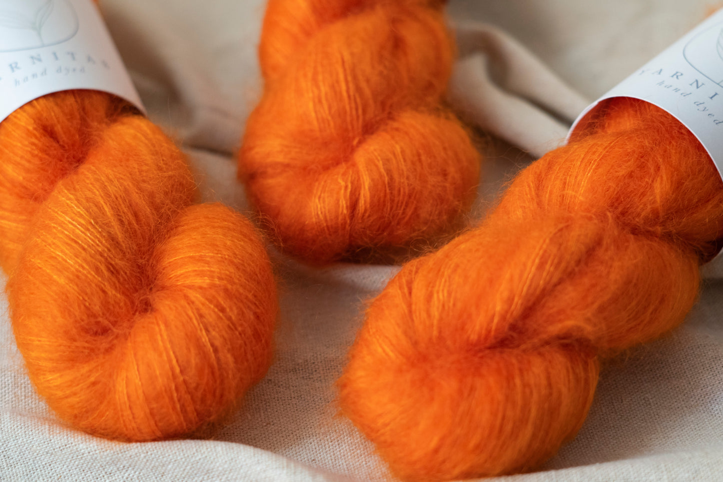Koi Orange / Silky Mohair