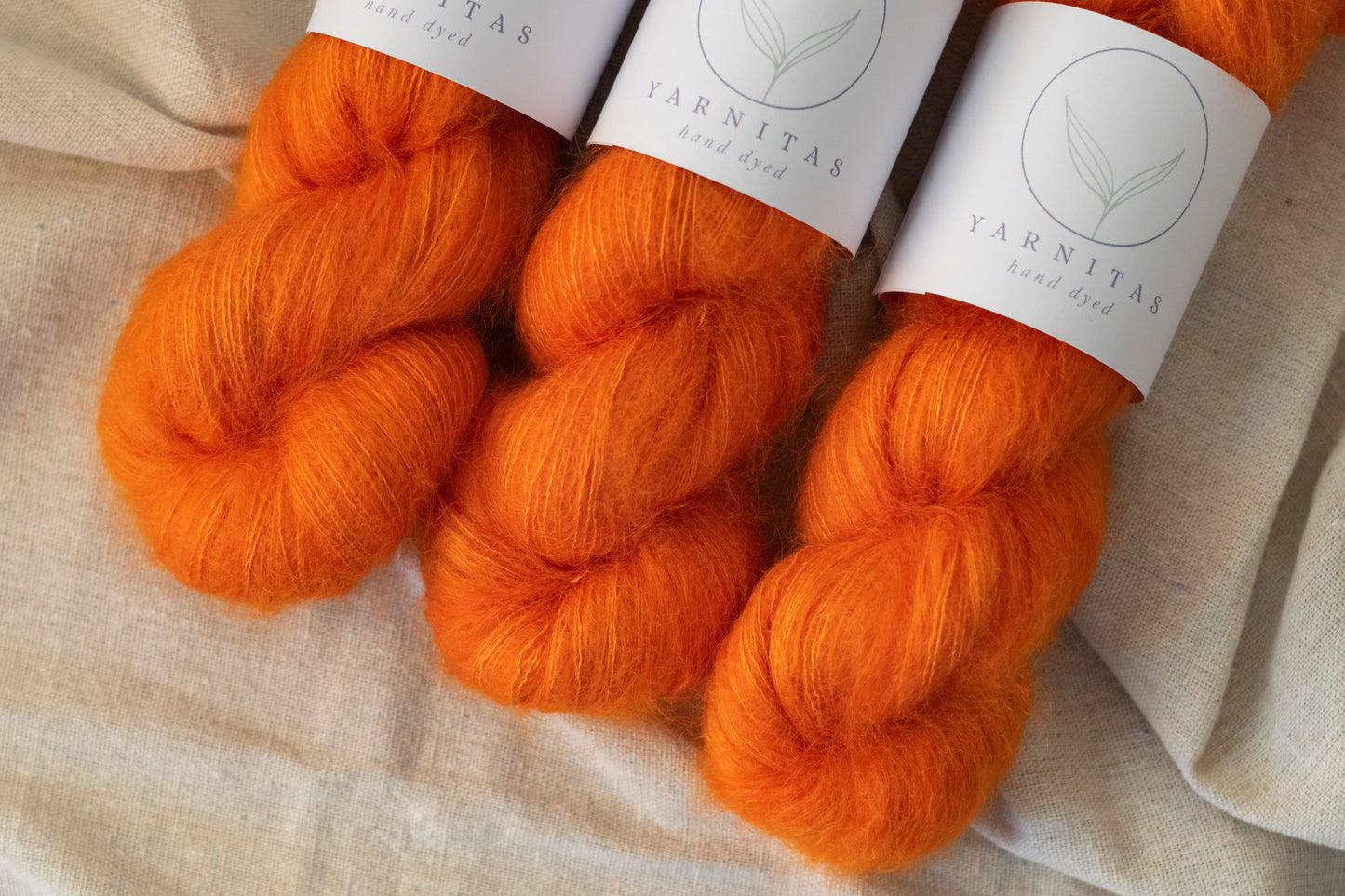 Koi Orange / Silky Mohair
