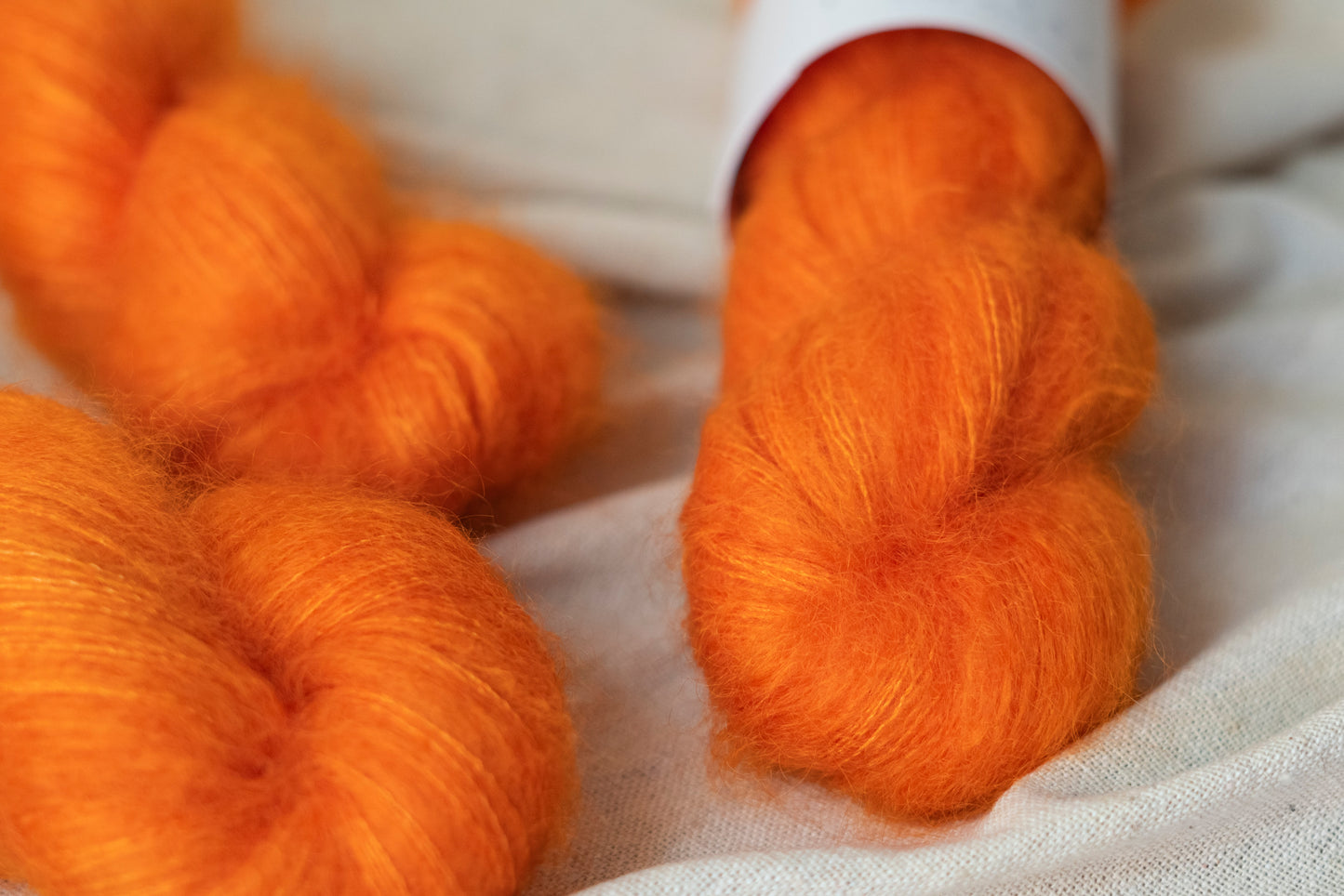 Koi Orange / Silky Mohair