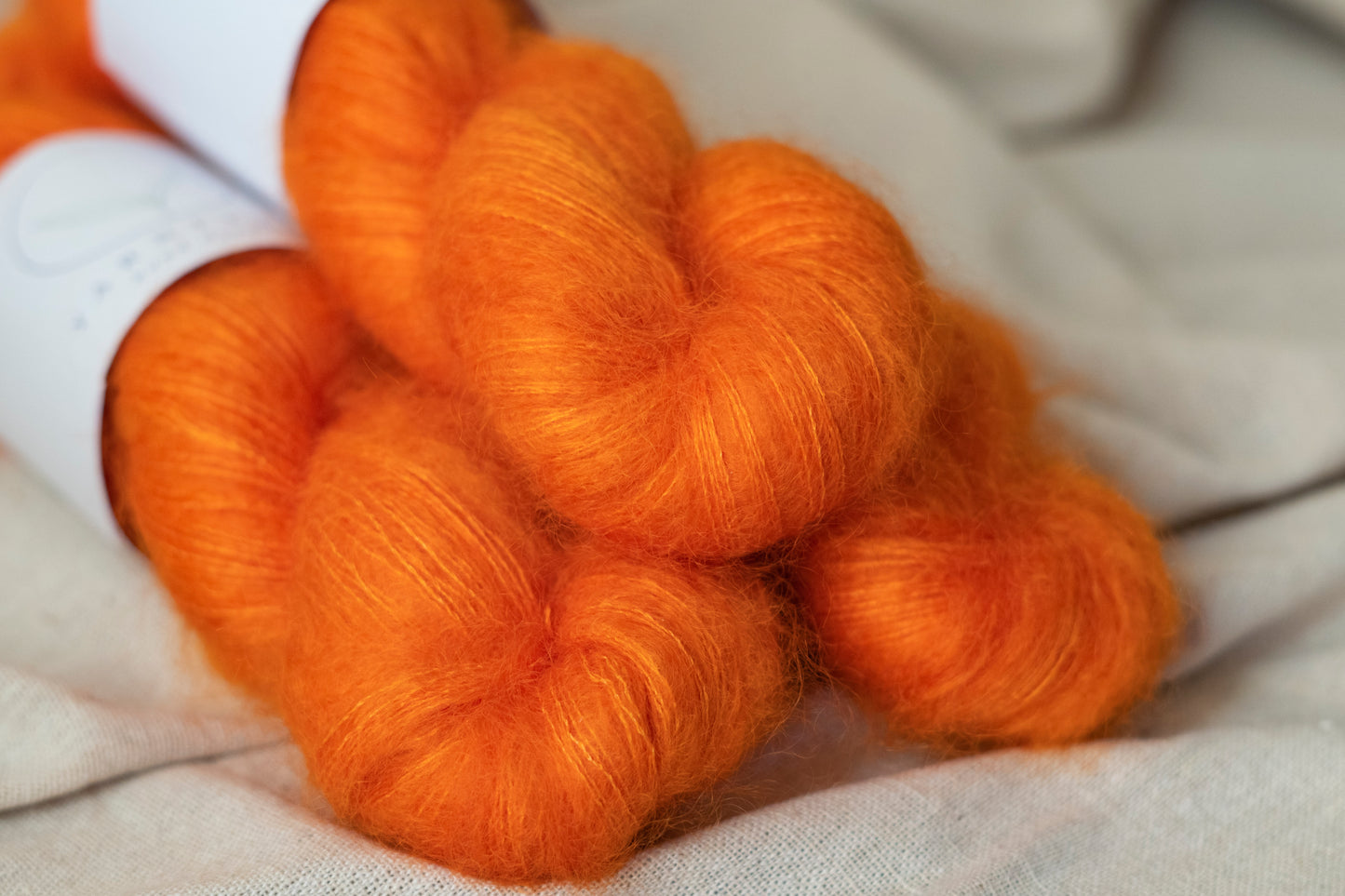 Koi Orange / Silky Mohair