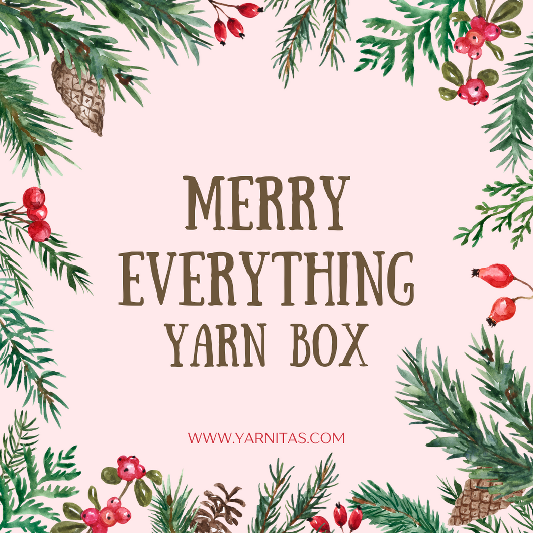Merry Everything Yarn Box