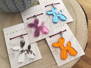 Small Balloon Dog Progress Keeper Stitch Marker